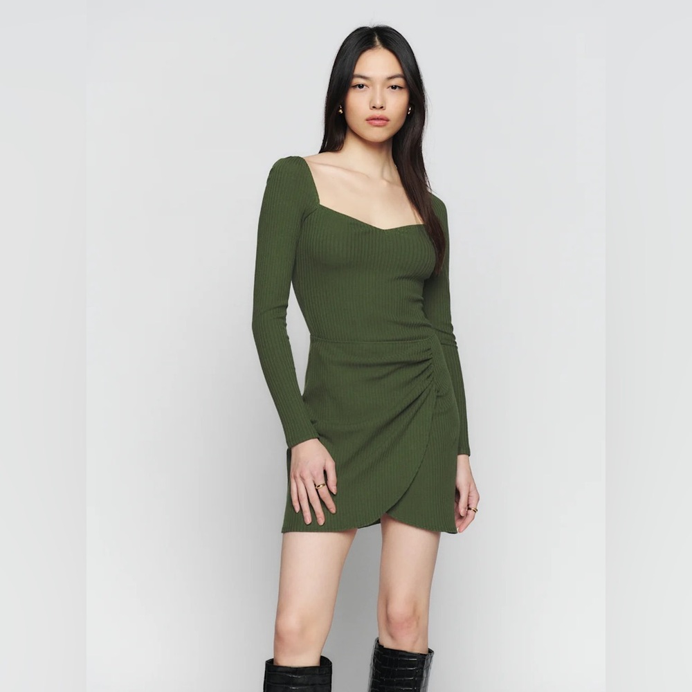 Reformation Cleona Knit Dress